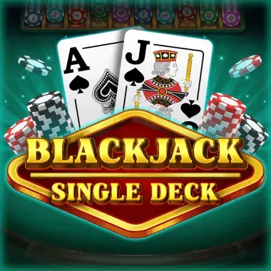 Single Deck Blackjack logo